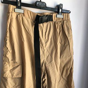 Beige/tan cargo pants with pockets